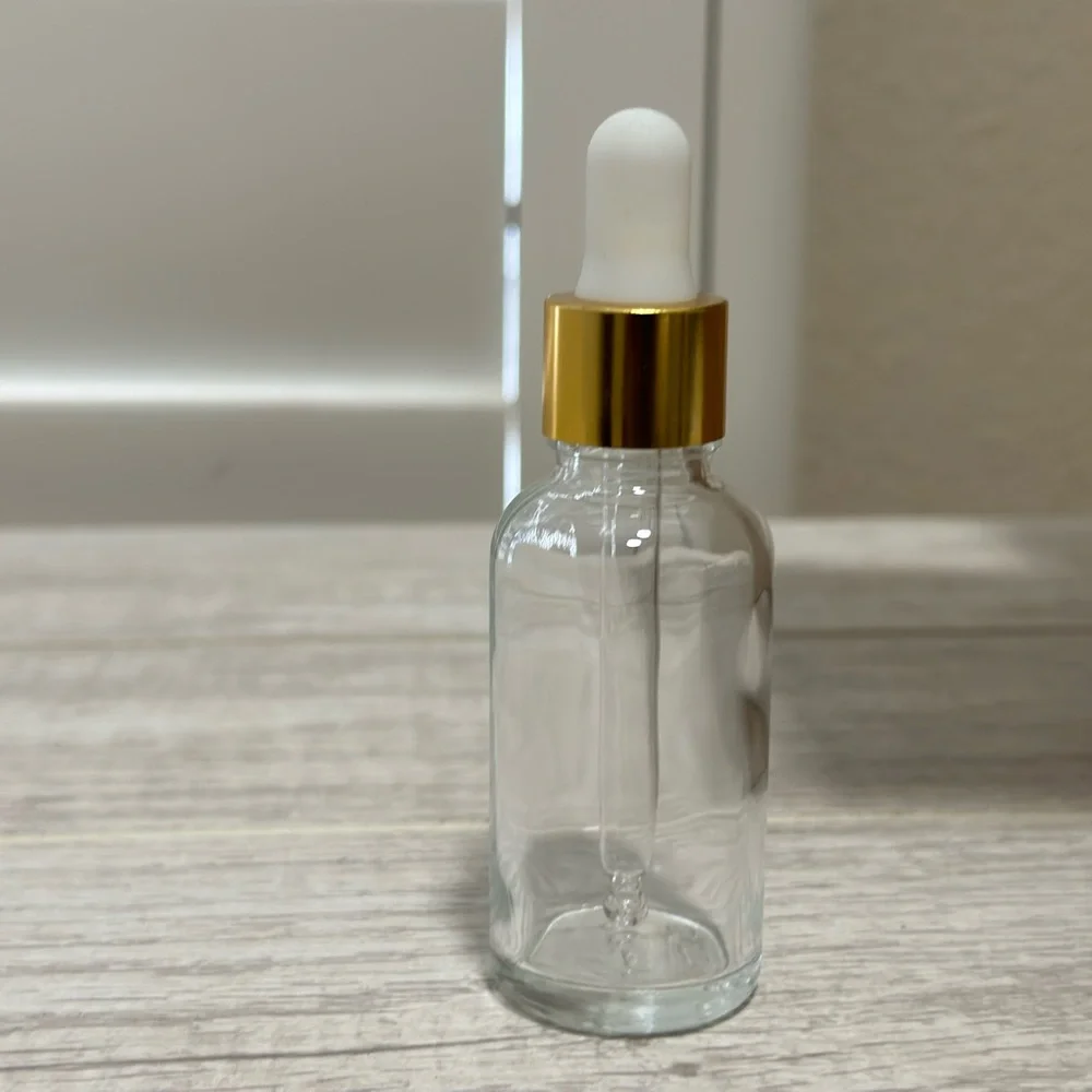Gold DIY CREAM SERUM PUMP JARS BOTTLES ESSENTIAL OILS TRAVEL 36 piece